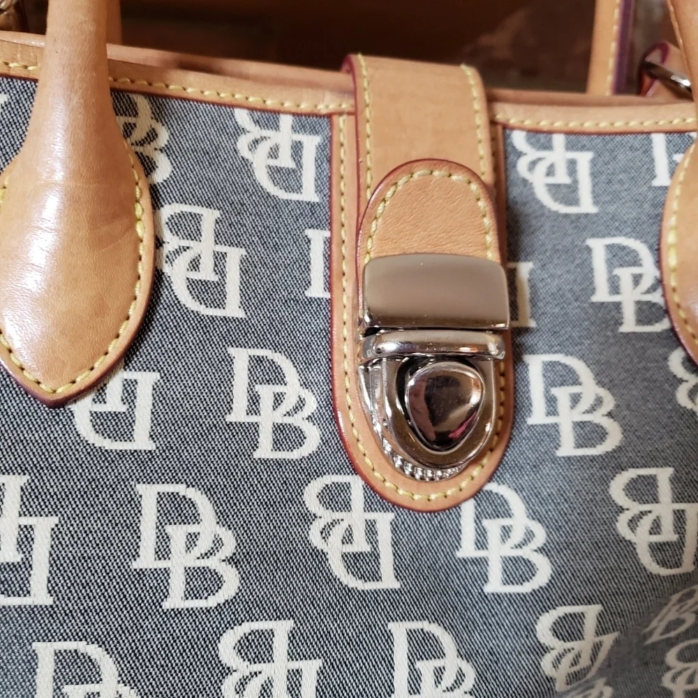 Dooney & Bourke Signature Double Handle Gray Tote